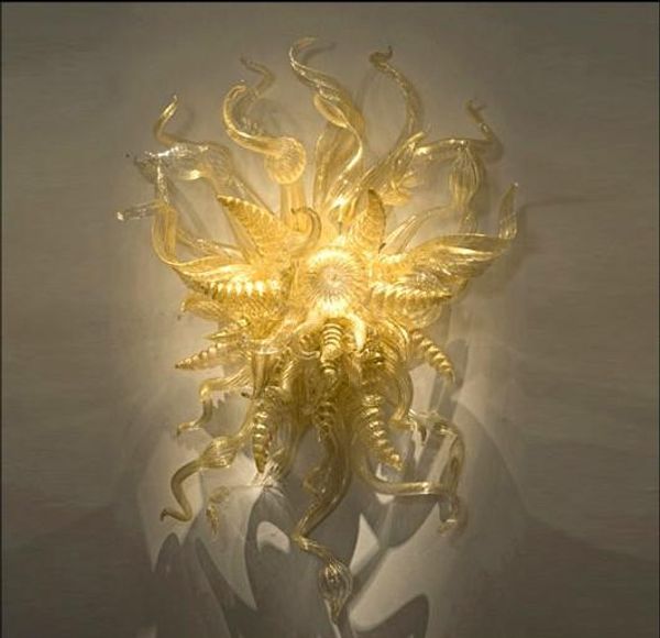 

chihuly style hand blown murano glass wall lamps living room decoration customized murano glass wall art italy designed glass wall lamps