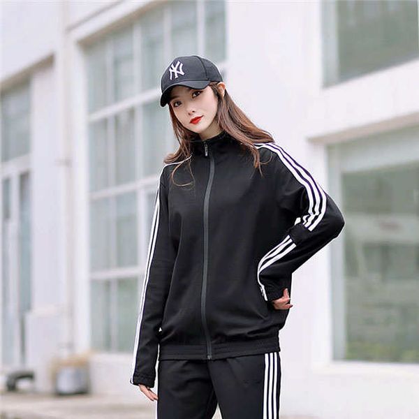 

designer women and men tracksuits 2020 new fashion mens womens brand jacket + joggers pants suits clover tracksuit yf203063, Gray