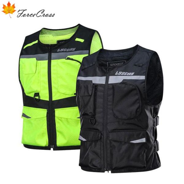 

motorcycle riding clothes reflective vest for men and women in summer