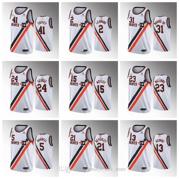 

2020 los angeles clippers men jerome robinson white basketball jersey kawhi leonard paul george williams delgado harrell motley, Black;red