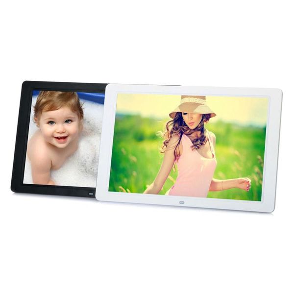

1280 * 800 digital 15inch hd tft-lcd photo picture frame будильник mp3 mp4 movie player с пультом дистанционного управления оптовая
