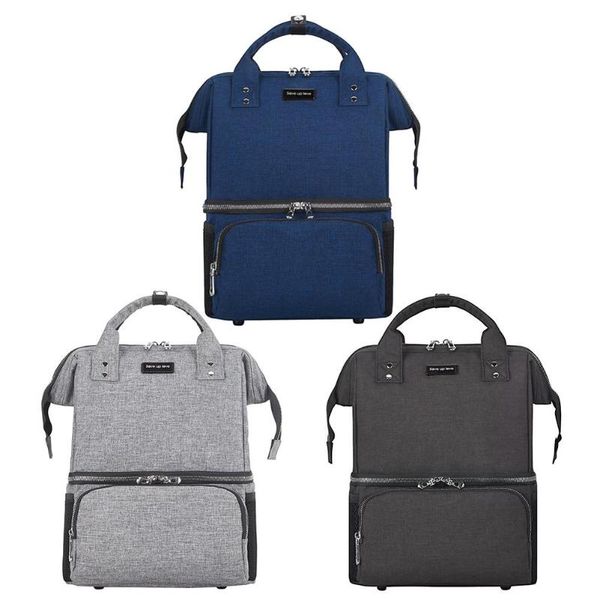 

Nappy Maternity Bag Large Capacity Waterproof Nursing Backpack Bag for Baby Care Dry-wet Separation Reasonable Planning Space