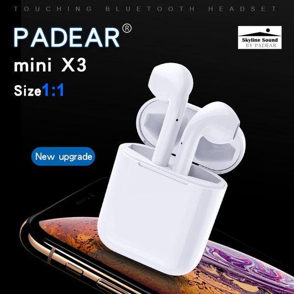 

Padear mini X3 Bluetooth-гарнитура Наушники Беспроводные наушники для Iphone Android 6/7/8 / PLUS X xs RS Max