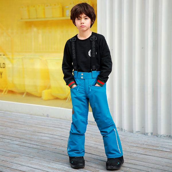

running river brand waterproof trousers for children ski pant kids skiing snowboard windproof child snowboarding pants #w9778