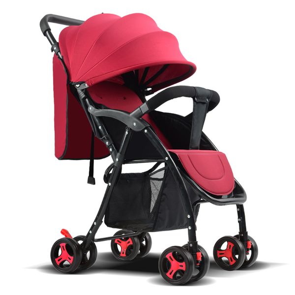 

baby strollers ultra-lightweight stroller folding strollers can sit can liehigh landscape umbrella baby trolley