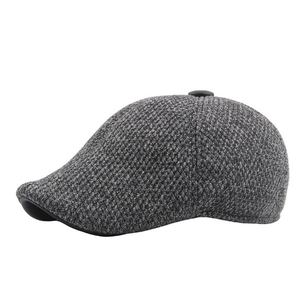

men cap hat solid casual cap flat visor beret octagonal outdoor beret simple trend wild caps, Blue;gray