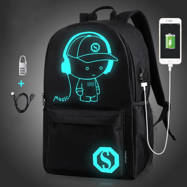 

anime luminous backpack child school bags boy girls children school backpack mochila kids bags anti-thief backpacks schoolbag t200114