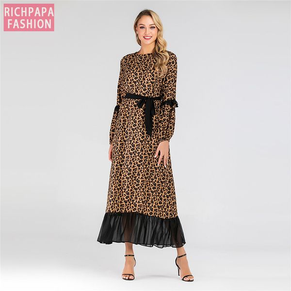 

ethnic clothing leopard vestidos abaya dubai muslim maxi dress turkey caftan elbise kaftan ramadan arabic islamic eid hijab dresses robe fem, Red
