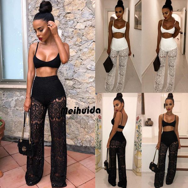 

women ladies jumpsuit crop long pants 2 piece set outfits casual playsuit, White