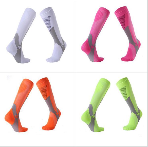 

long compression socks, male and female marathon outdoor sports socks, running compression socks, Black
