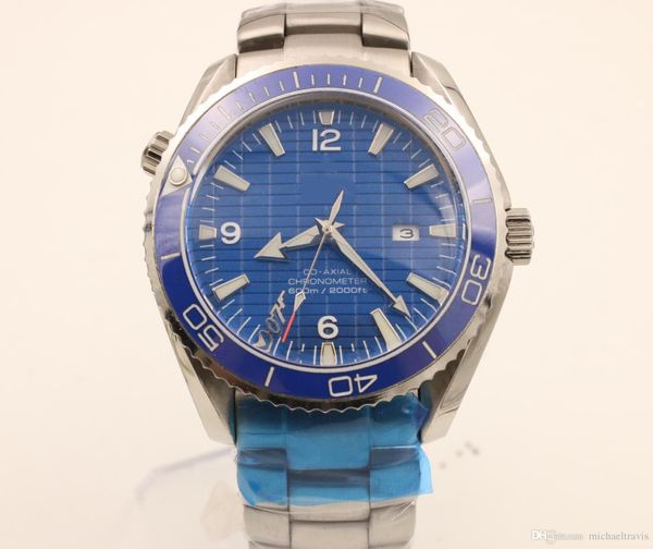 

Горячие продажи хронограф погружения 007 синие мужские часы Professional Planet Ocean Co-Axial Dive