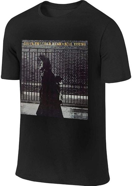 

neil young after the gold rush men's classic short sleeve t shirt,shirt men women t shirt, White;black