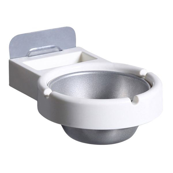 

stainless steel wall mount self adhesive ashtray for outdoor bathroom pub