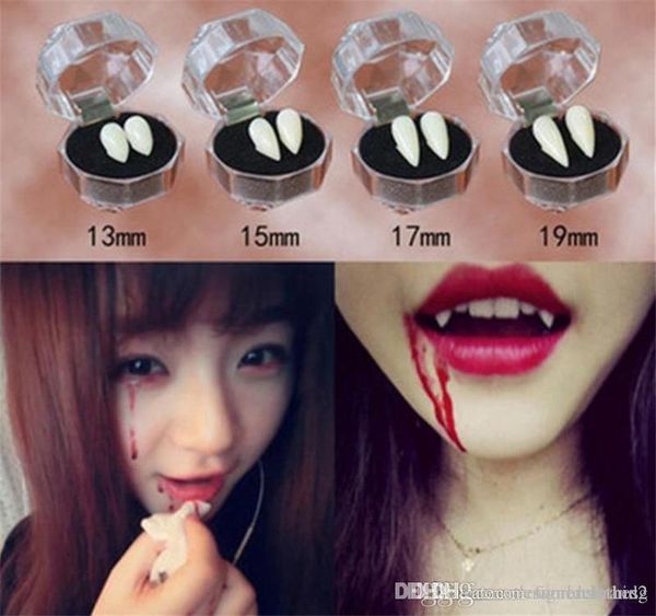 

halloween false teeth vampire denture fashion white zombie teeth cosplay costume accessories, Silver