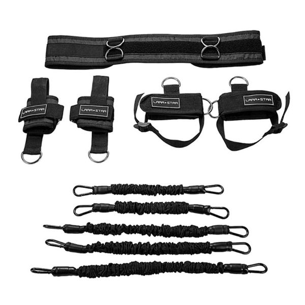 

resistance band suspension belt full body workout training kit pull rope straps fitness trainer home gym exercise