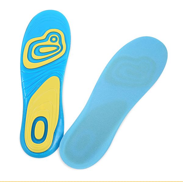 

silicone gel running sport insoles shock absorption pads arch orthopedic insole foot care for plantar fasciitis heel shoes pad