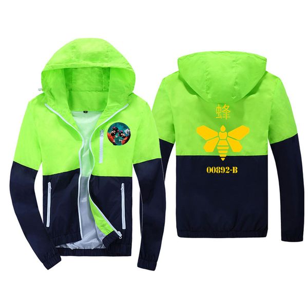 

2019 bomber windbreaker jacket men's bomber windbreaker jacket chaquetas jean hombre walter breakingbad heisenberg, Tan;black