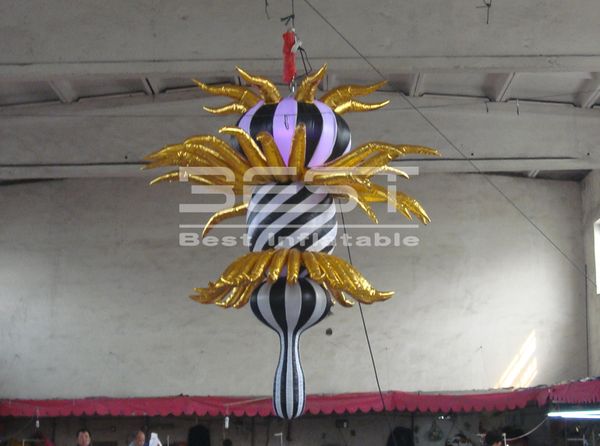 

красочные надувной висячая star для night club надувной звезды лабораторными клуб event потолочных украшений, этап украшение надувного