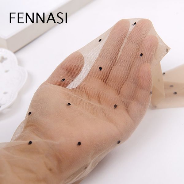 

fennasi jacquard polka dot women's tights thin nylons lady pantyhose sticky woman spring summer white tights female erotic, Black;white
