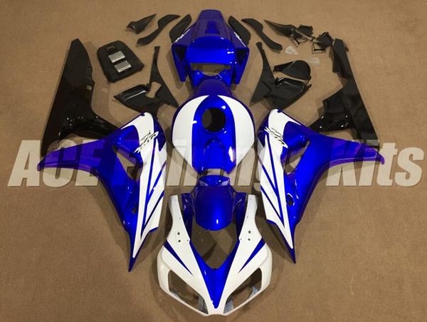 

новый стиль abs обтекатель fit fit honda cbr 1000rr cbr1000 06 07 кузов cbr1000rr 06 07 cbr 1000 rr 2006 2007 на заказ бесплатный синий белы