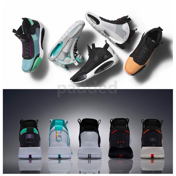 

2019 new airretrojordan xxxiv 34 mens basketball shoes blue void eclipse 34s mens trainers sports shoes size 40-46, White;red