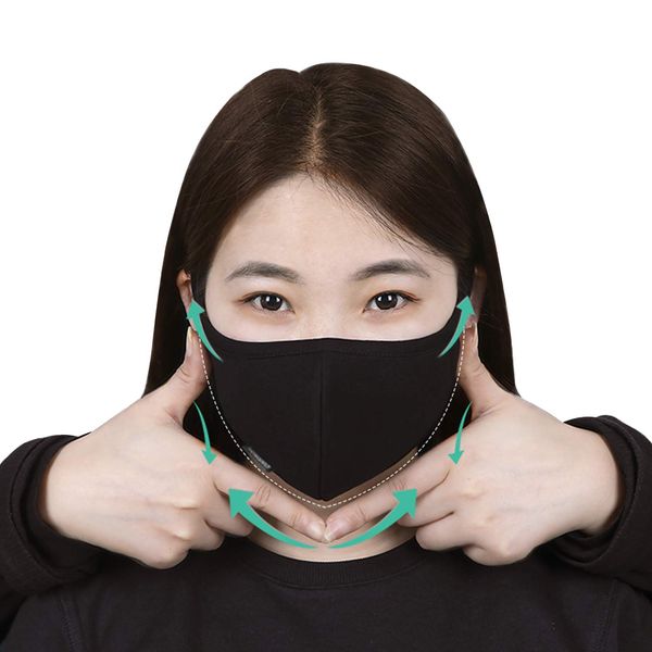 

in stock 30pcs anti-dust masks cotton mask mouth face mask man woman cycling wearing black white fashion