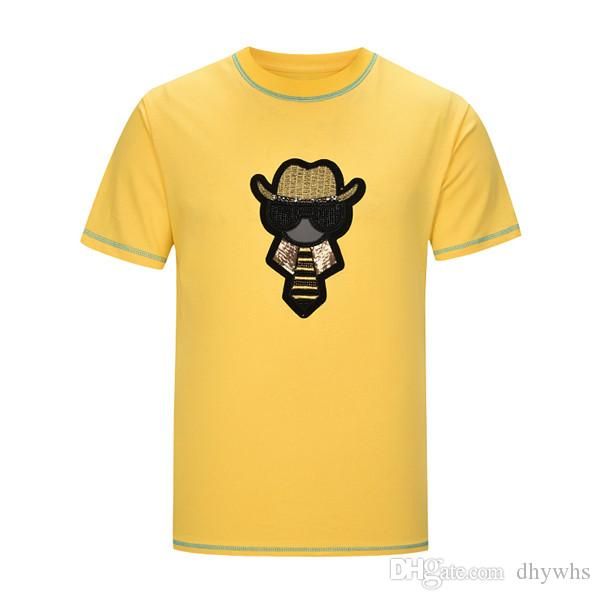 

new design t-shirt slim men's design t-shirt fashion brand men's and women's short sleeve 3xlt shirt, White;black