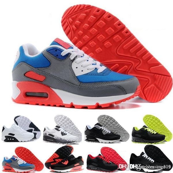 

new men womens shoes classic men and women running shoes black red white sports trainer air cushion surface breathable sports shoes 36-46