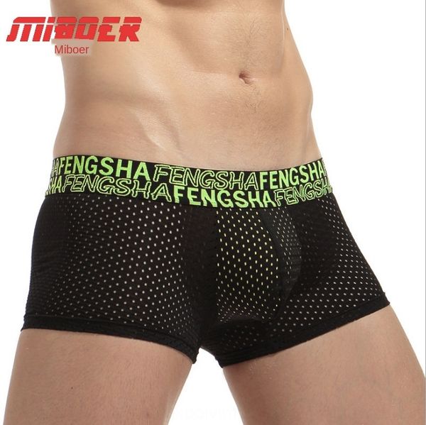 

pants u convex pocket men's four-corner seller's underwear pants shorts and trousers underwear men's boxer shorts, Black;white