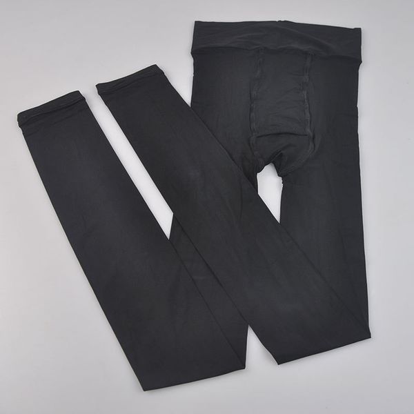 

men's underwear lingerie bright sherbin leggings pantyhose tights, Black