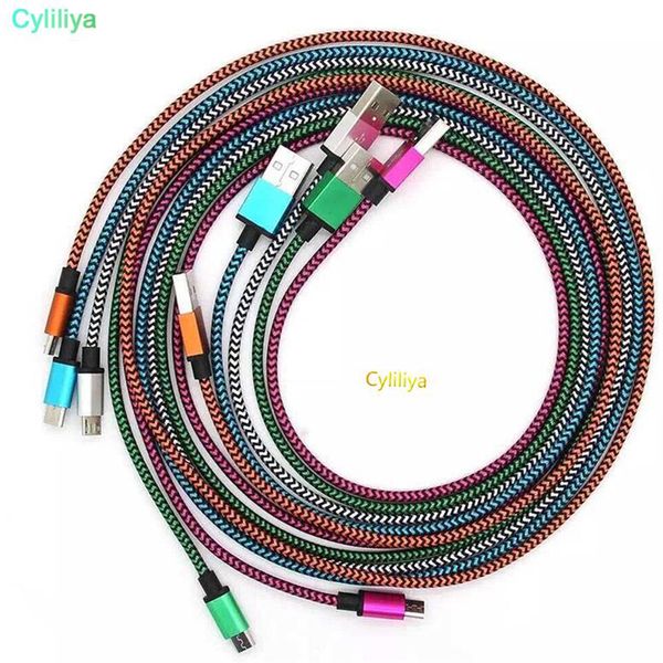 

Type c u b 3 1 for 8 fabric nylon braid micro u b cable lead unbroken metal connector charger cord for am ung 7 6 5 htc android phone hl