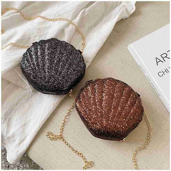 

women's diagonal cross bags wild trend shoulder bag crossbody bags for women cute mini fashion chain shell bag