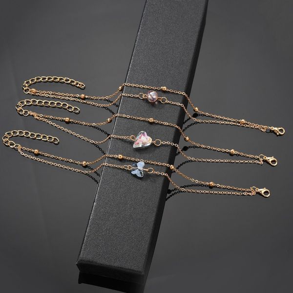 

fashion bohemian handmade bracelet irregular natural stone energy bracelet color rough stone summer ladies wear gifts, Black