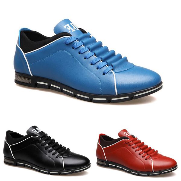 

non-brand men casual shoes triple black designer leather chaussures espadrilles mens trainers outdoor sneakers 39-47 style