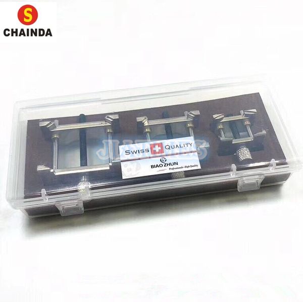 

new 3pcs adjustable plastic movement case holder for watch repair