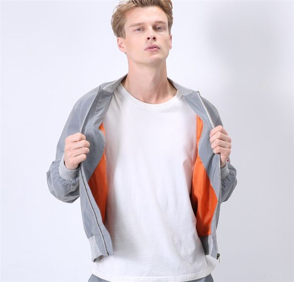 

designer 3m reflective mens jacket fashion plus size baseball jacket high street sports flight jacket coats, Black;brown