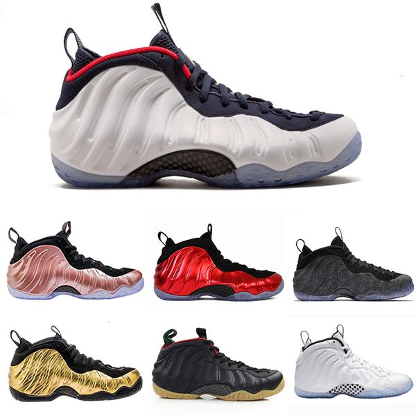 

good new mens basketball shoes penny hardaway for men sports sneakers foam one eggplant purple foams night maroon gum chaussures trainers