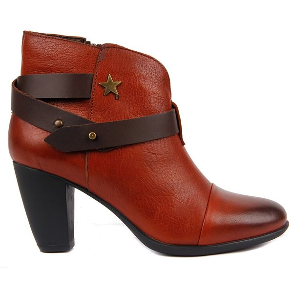 

sail-lakers tile color ladies leather high-heeled boots, Black