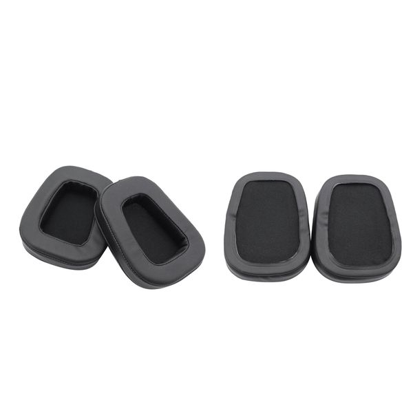 

2pair подушечки замена уха подушки колодки обложка для logitech g533, g933, g633 artemis гарнитуры наушников черный