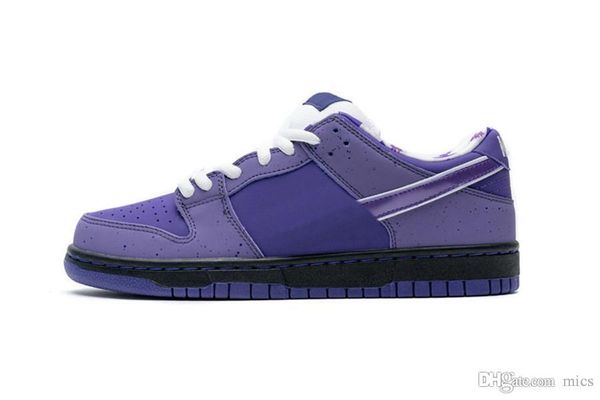

concepts x sb dunk low pro og purple lobster skateboard shoes mens authentic sports sports sneakers red blue green yellow with special box