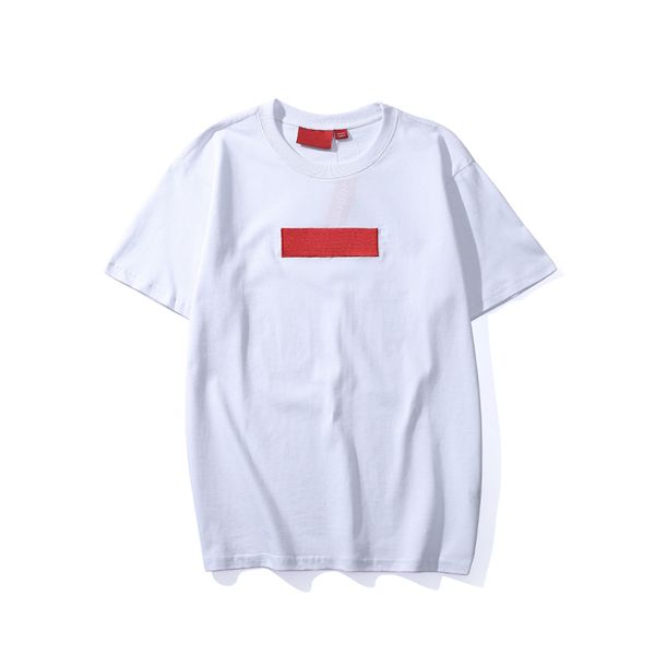 

2019 модный бренд новый цвет коробка логотип футболка с круглым вырезом лето новые