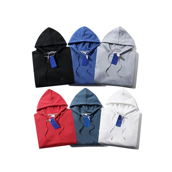 

19ss designer hoodie men women sport hoodies long sleeve pullover sweatshirt clothing with brand letters print s-xxl 6 color, Black