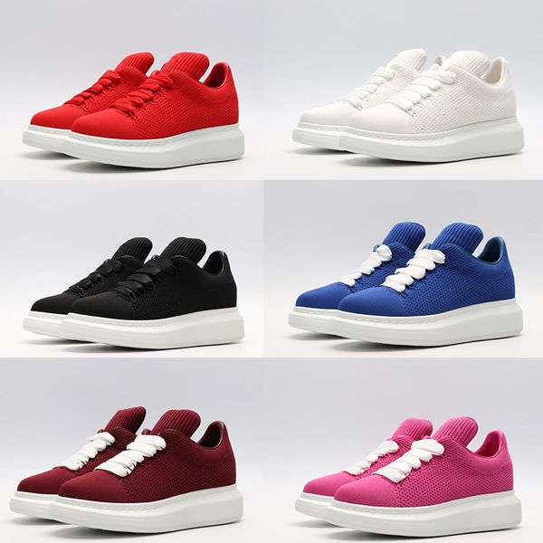 

New Gym Red Triple Black Blue Platform Sneakers For Mens Womens Thick Bottoms Sports Casual Shoes Ladies Trainers Outdoor breathable sneaker
