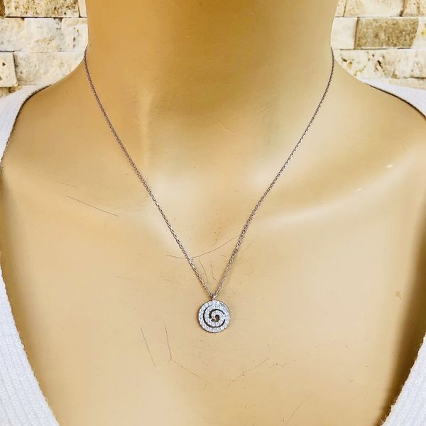 

chains 925 silver strip necklace