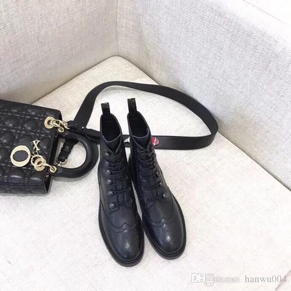 

pointed toe womens leather ankle boots black thrill letter heels pumps woman high-heeled dress wedding bridal shoes dlm19100601