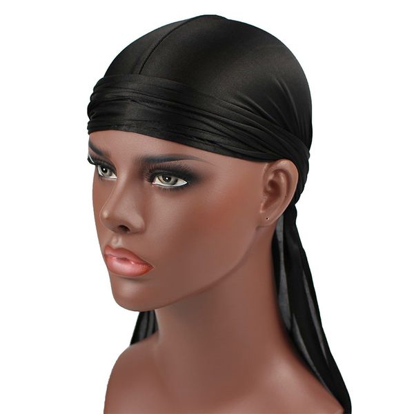 

men black silky durag
