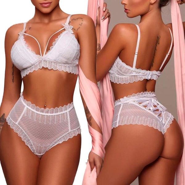 

bras sets bra ultrathin underwear set plus size cup women transparent lace embroidery fashion babydoll lingerie brassiere@50, Red;black