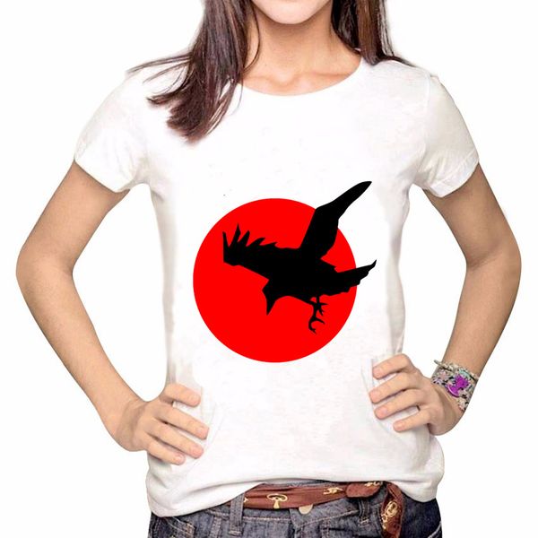 

2019 лето новая мода eagle print женская футболка с коротким рукавом о-образным вырезом свободная женская футболка плюс размер топы футболка, White