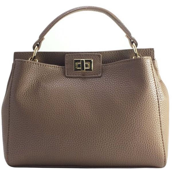 

women's new fashion western concise golden buttons handbag shoulder crossbody bag pu lady tote bag