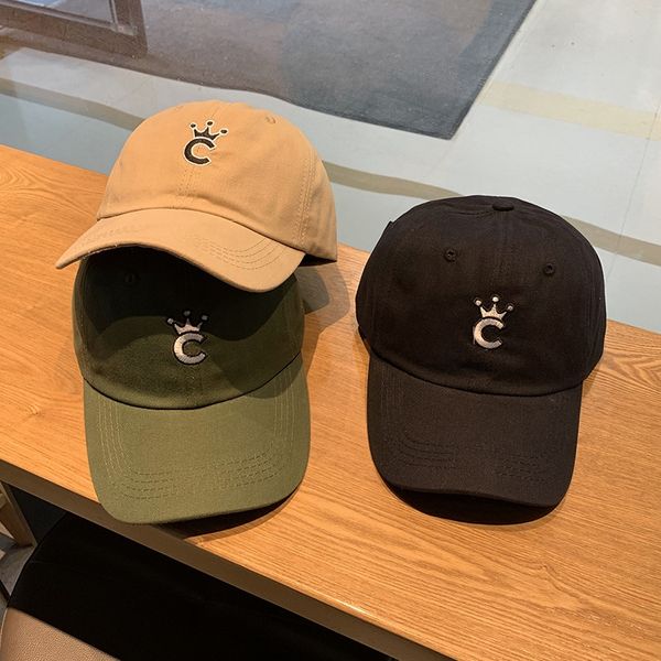 

female summer all-match embroidery ins baseball cap hat sunshade hat fashion street fashion baseball cap sunshade, Blue;gray